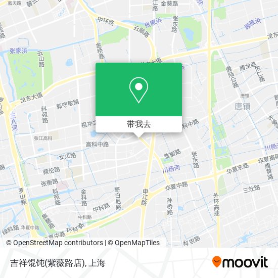 吉祥馄饨(紫薇路店)地图