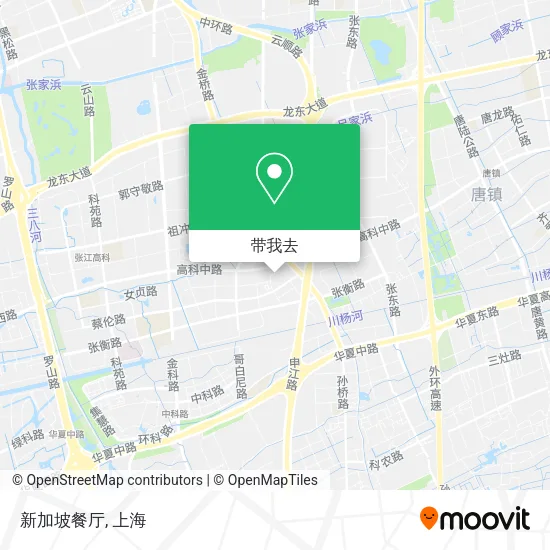 新加坡餐厅地图