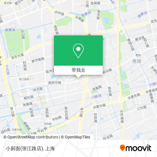 小厨面(张江路店)地图