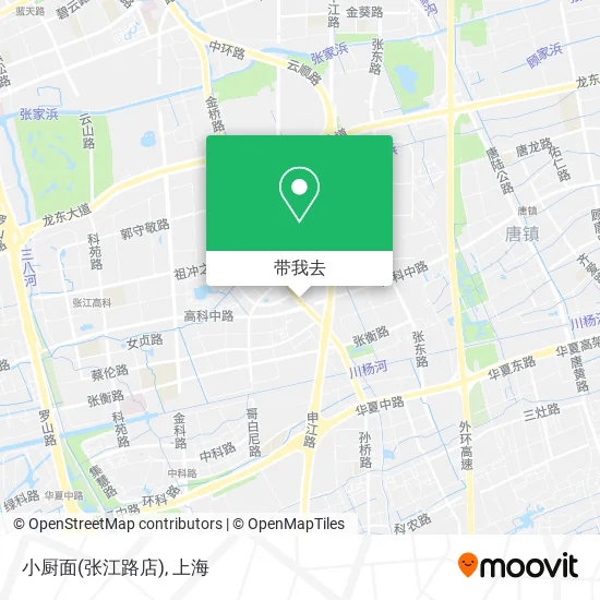 小厨面(张江路店)地图