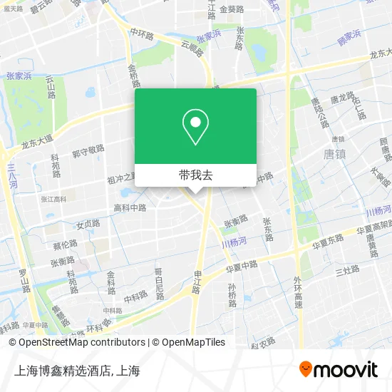 上海博鑫精选酒店地图