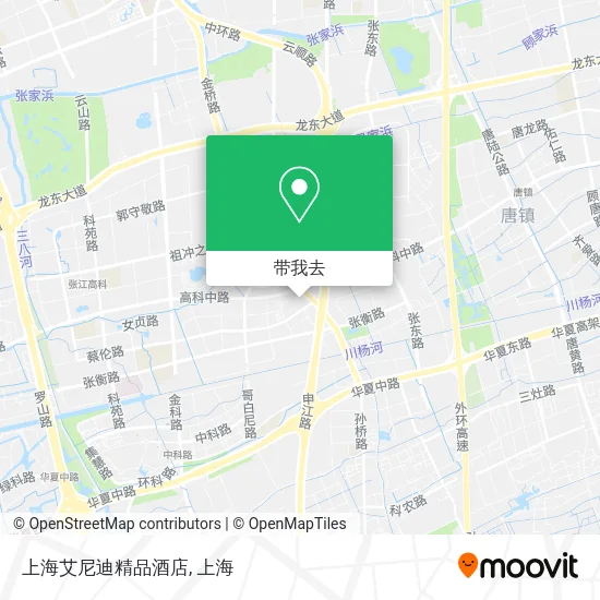 上海艾尼迪精品酒店地图