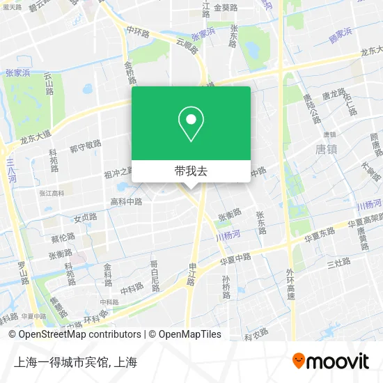 上海一得城市宾馆地图