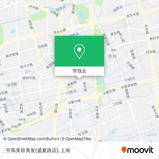 开禹美容美发(盛夏路店)地图