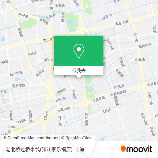 老北桥过桥米线(张江家乐福店)地图