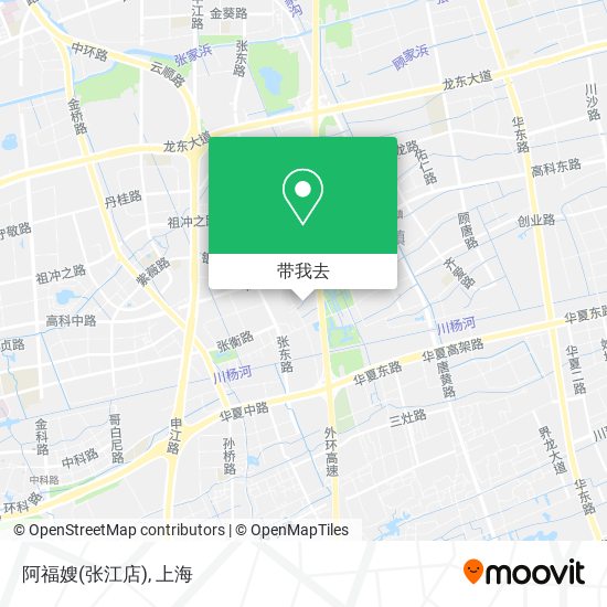 阿福嫂(张江店)地图