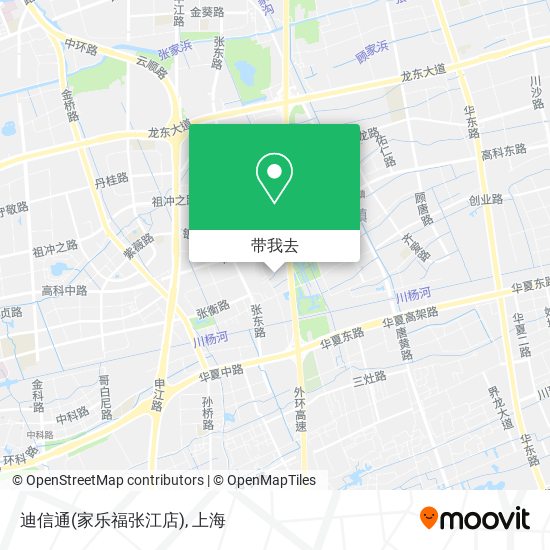 迪信通(家乐福张江店)地图