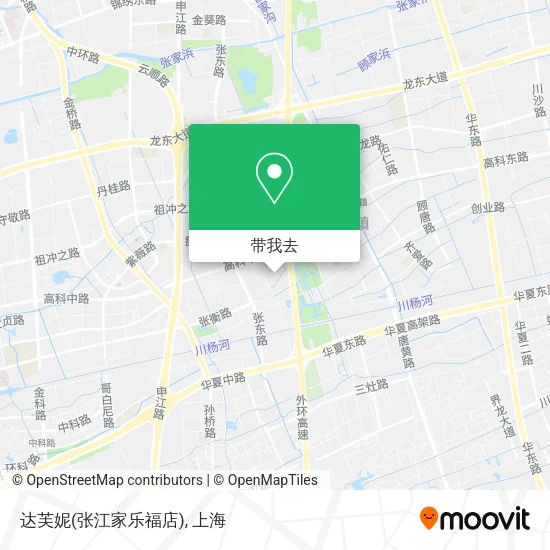 达芙妮(张江家乐福店)地图