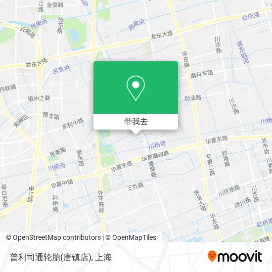 普利司通轮胎(唐镇店)地图