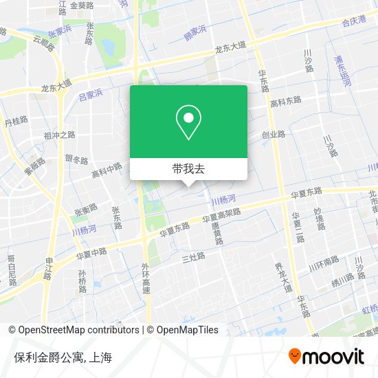 保利金爵公寓地图
