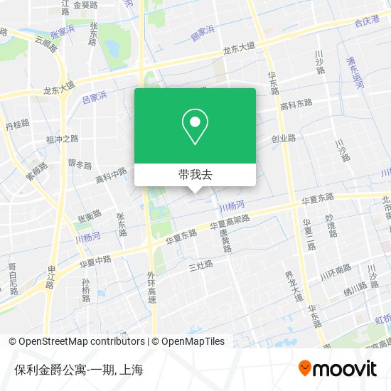 保利金爵公寓-一期地图