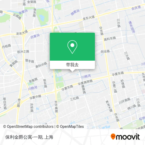 保利金爵公寓-一期地图