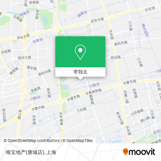 唯宝地产(唐城店)地图