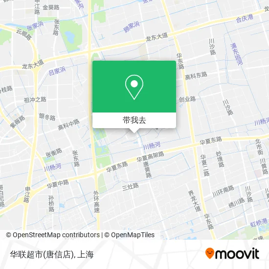 华联超市(唐信店)地图