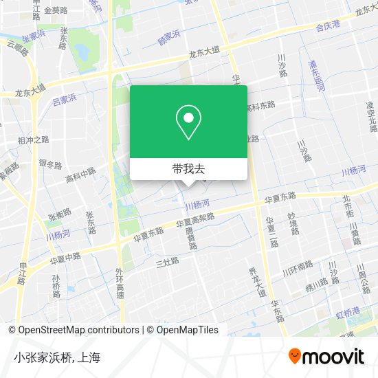 小张家浜桥地图