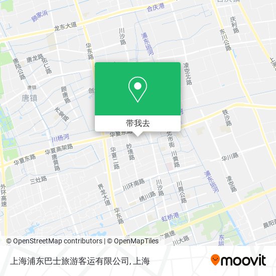 上海浦东巴士旅游客运有限公司地图