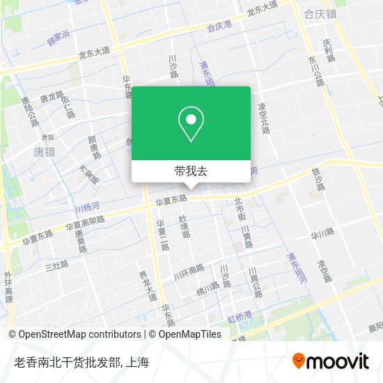 老香南北干货批发部地图