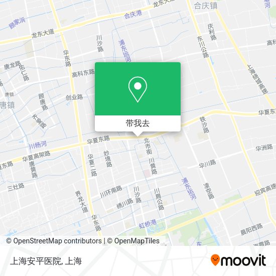 上海安平医院地图