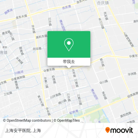 上海安平医院地图