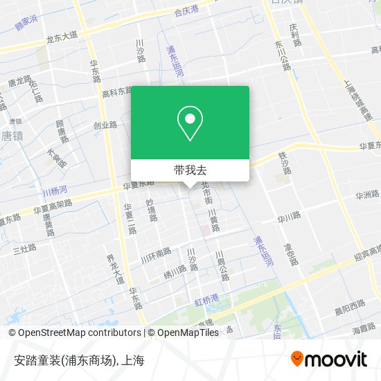 安踏童装(浦东商场)地图