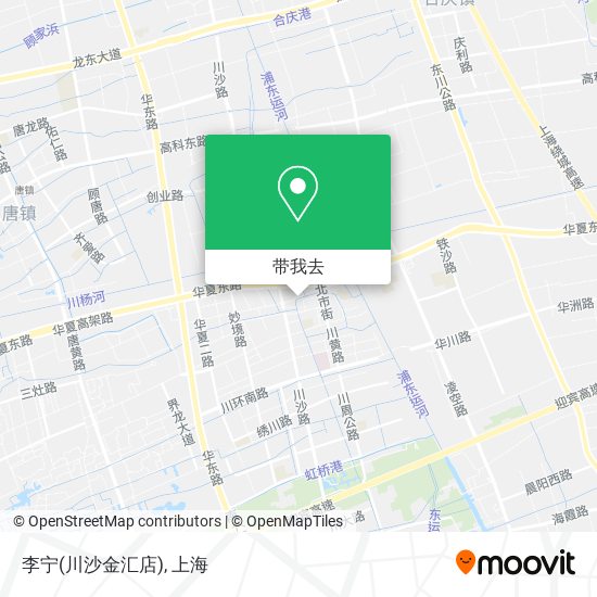 李宁(川沙金汇店)地图
