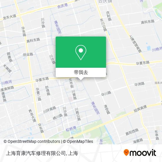 上海育康汽车修理有限公司地图