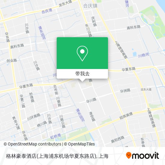 格林豪泰酒店(上海浦东机场华夏东路店)地图