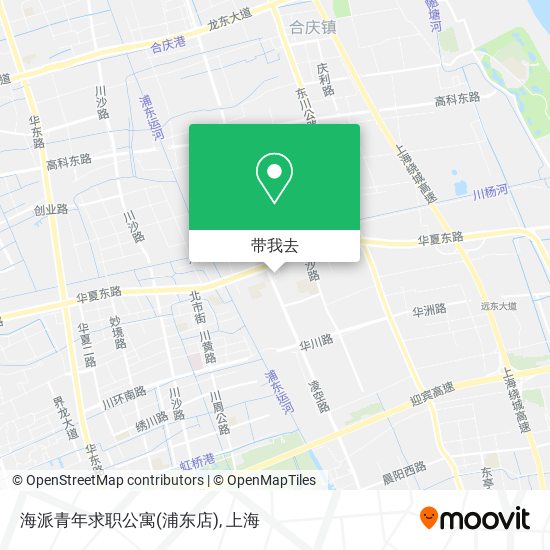 海派青年求职公寓(浦东店)地图