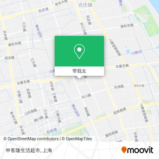 申客隆生活超市地图