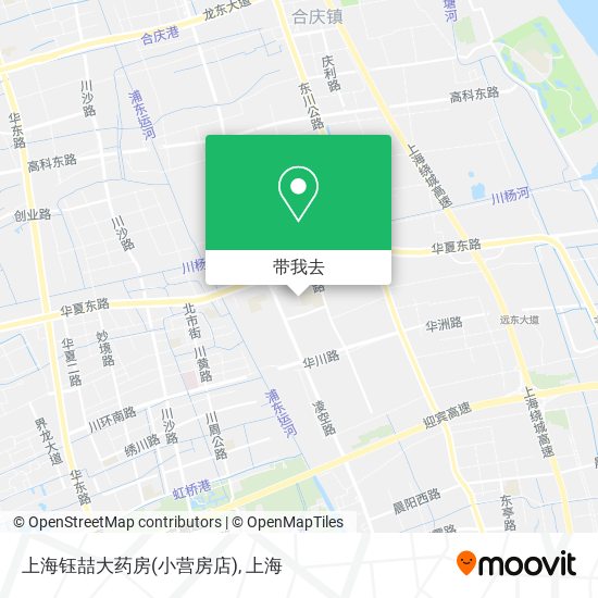 上海钰喆大药房(小营房店)地图