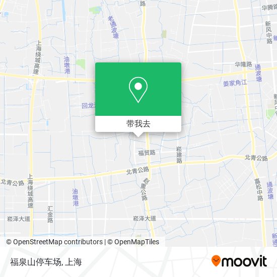 福泉山停车场地图