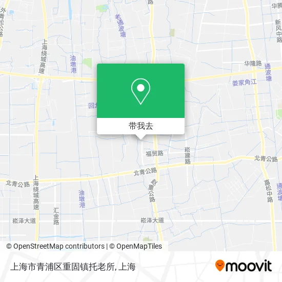 上海市青浦区重固镇托老所地图