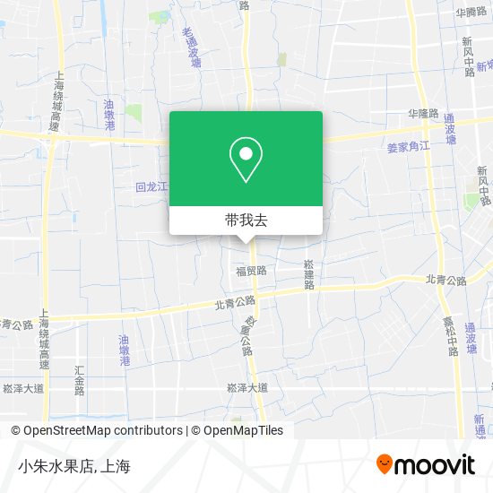 小朱水果店地图