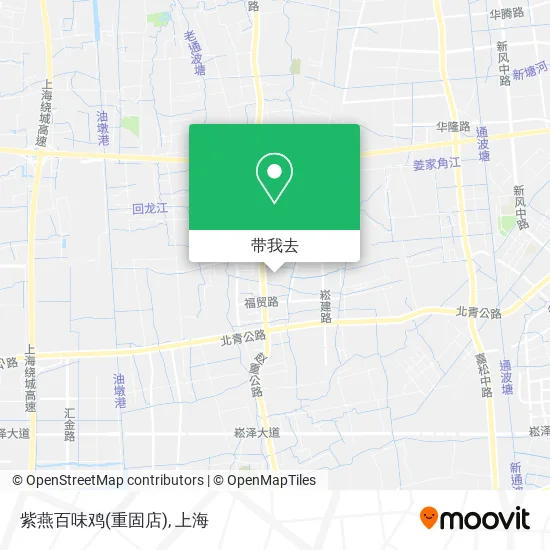 紫燕百味鸡(重固店)地图