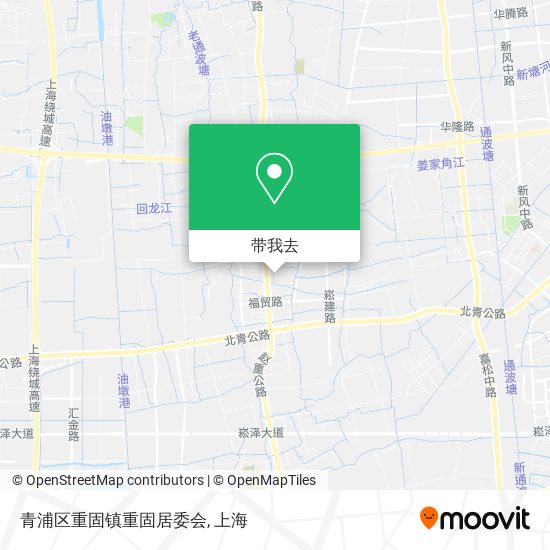 青浦区重固镇重固居委会地图