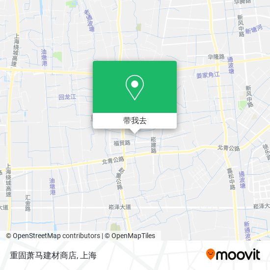 重固萧马建材商店地图