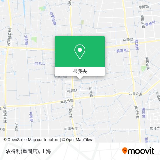 农得利(重固店)地图