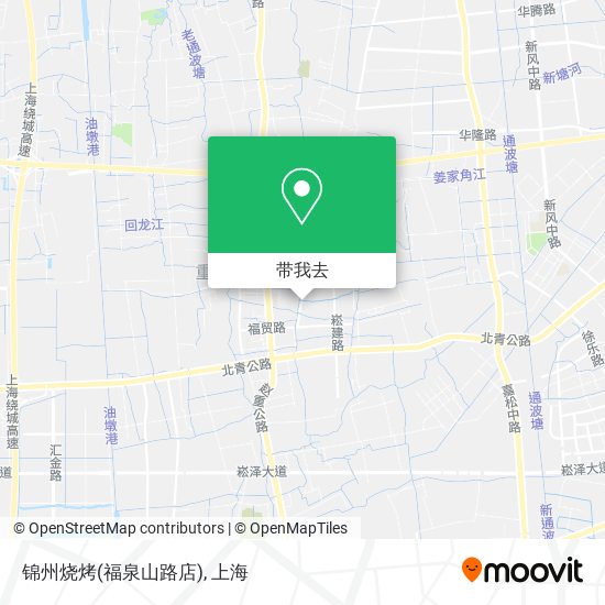 锦州烧烤(福泉山路店)地图