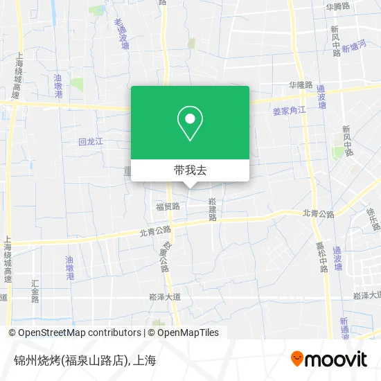 锦州烧烤(福泉山路店)地图