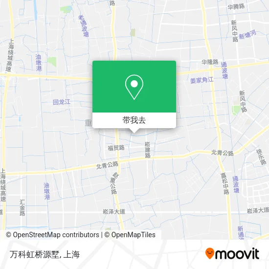 万科虹桥源墅地图