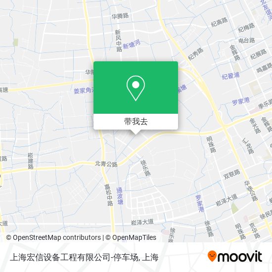 上海宏信设备工程有限公司-停车场地图
