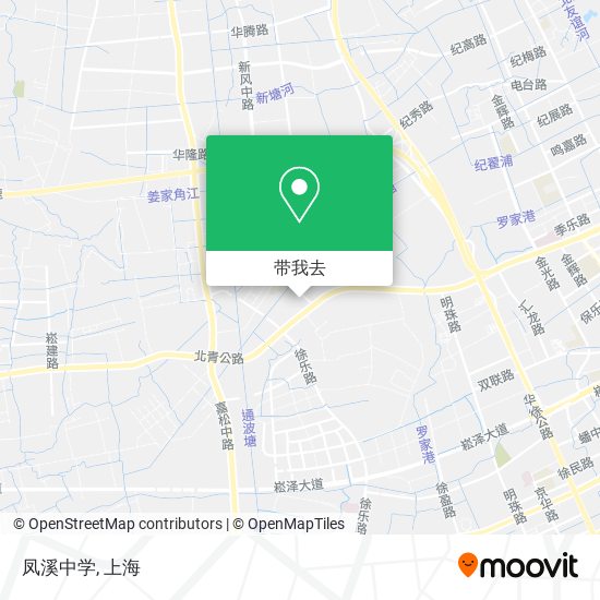 凤溪中学地图