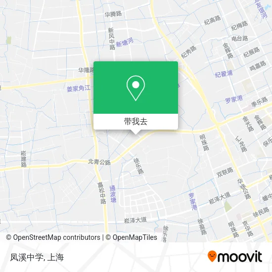 凤溪中学地图
