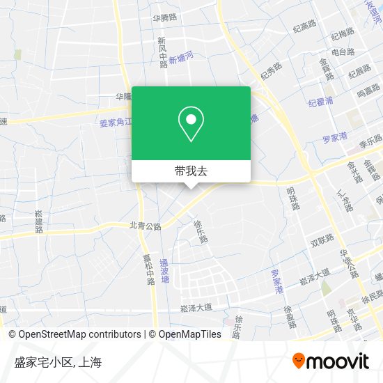 盛家宅小区地图