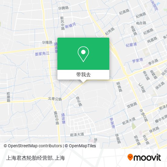 上海君杰轮胎经营部地图