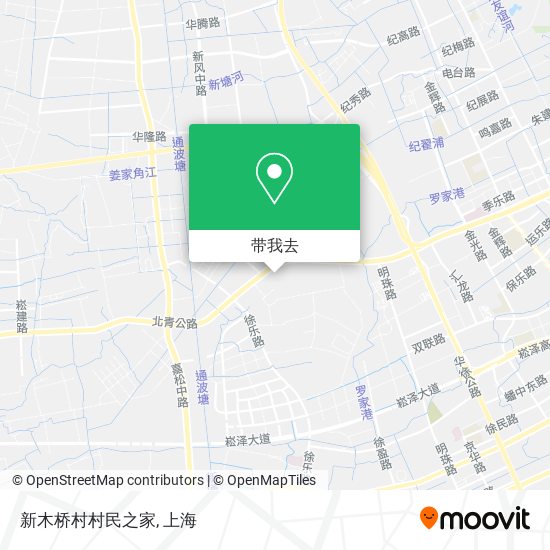 新木桥村村民之家地图