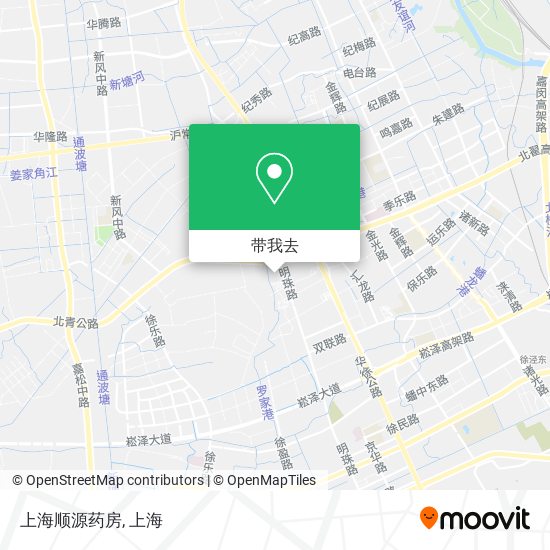 上海顺源药房地图