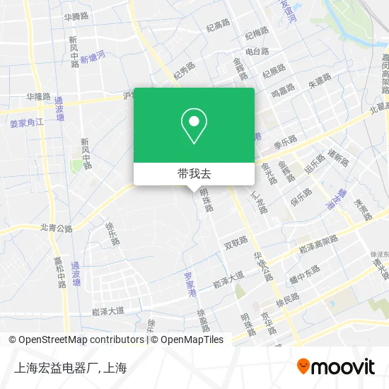 上海宏益电器厂地图