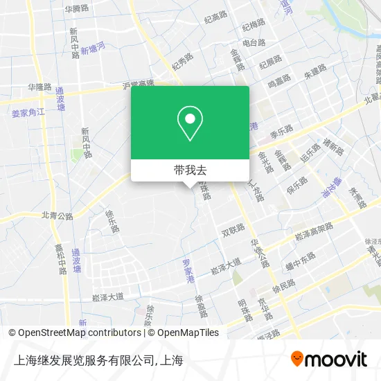 上海继发展览服务有限公司地图