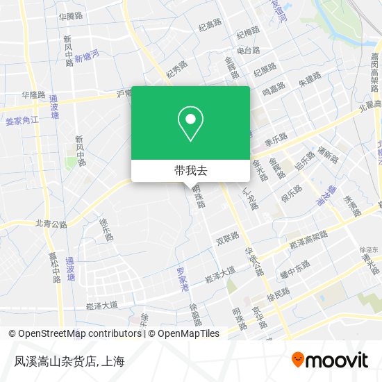 凤溪嵩山杂货店地图